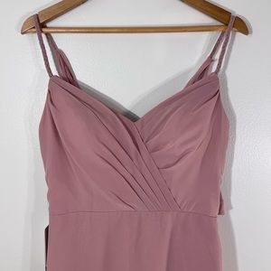 Brand: JJSHOUSE | Style: bridesmaids dress | Color: Dusty Rose